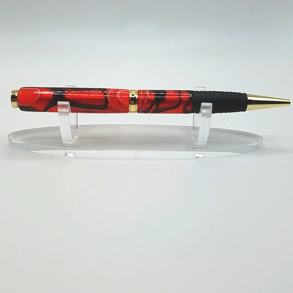 Handcrafted Ruby & Onyx Executive Pen